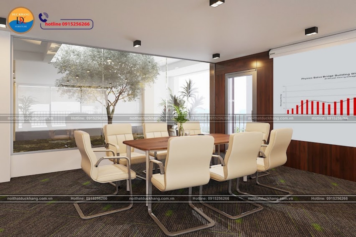 mẫu thiết kế phòng làm việc đẹp giúp tăng năng suất làm việc