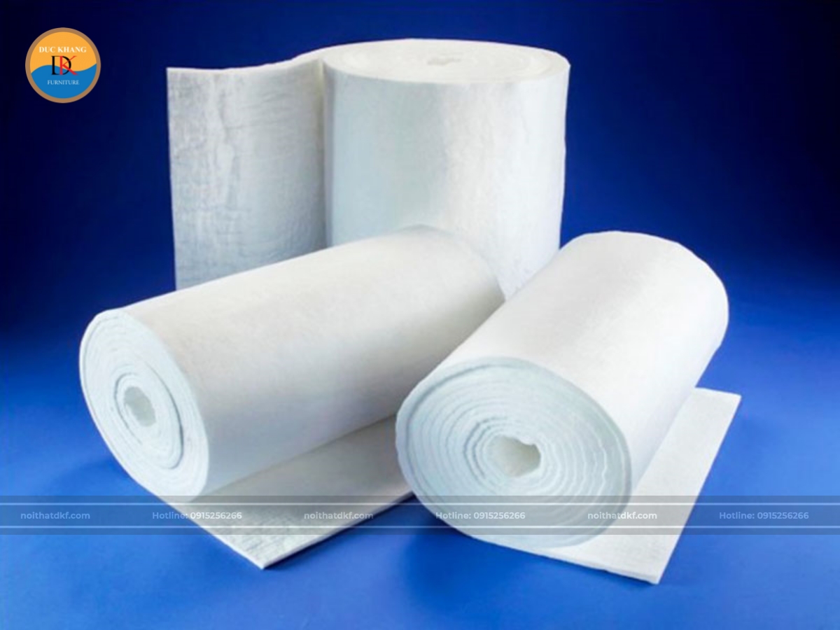 Bông gốm Ceramic cách nhiệt, tiêu âm và chống cháy