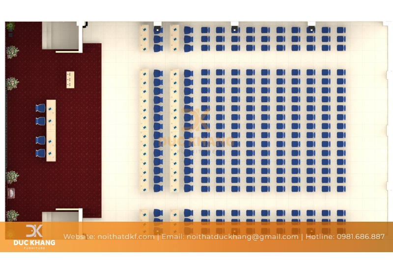 bố trí hội trường