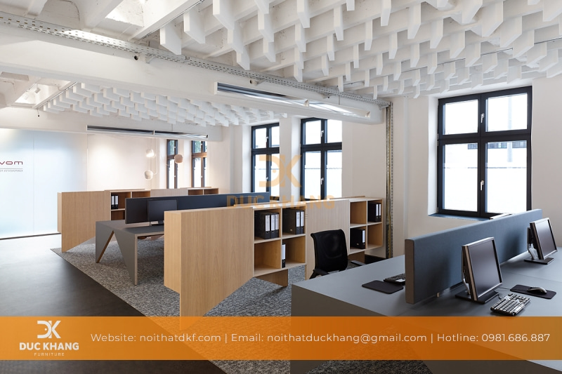 thi công văn phòng nhỏ