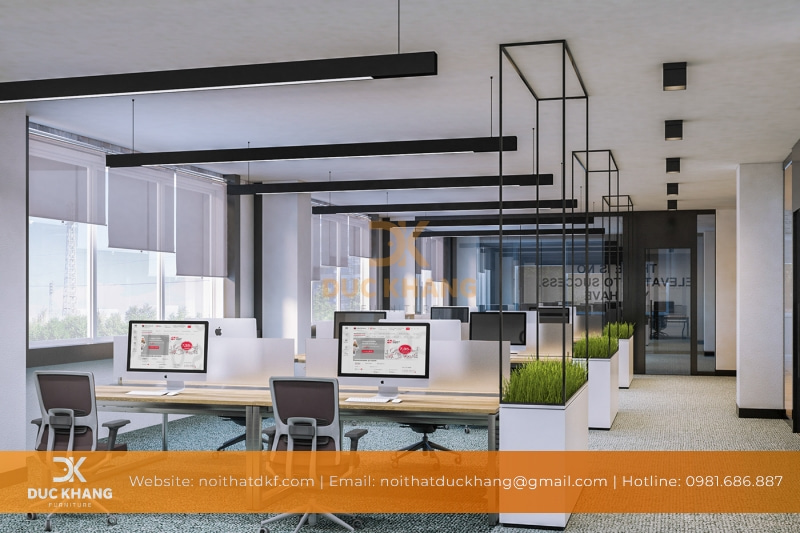 thi công nội thất văn phòng nhỏ