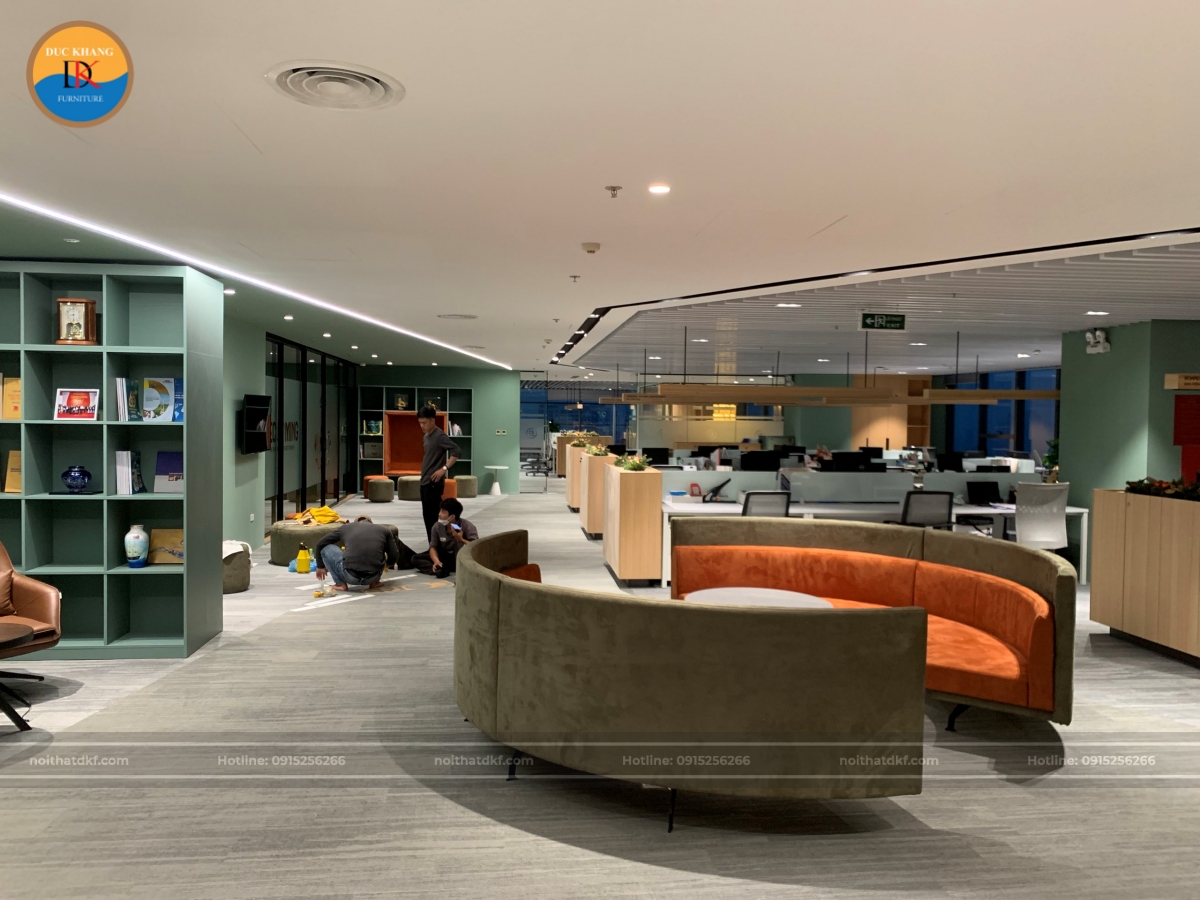 thiết kế văn phòng công ty tài chính