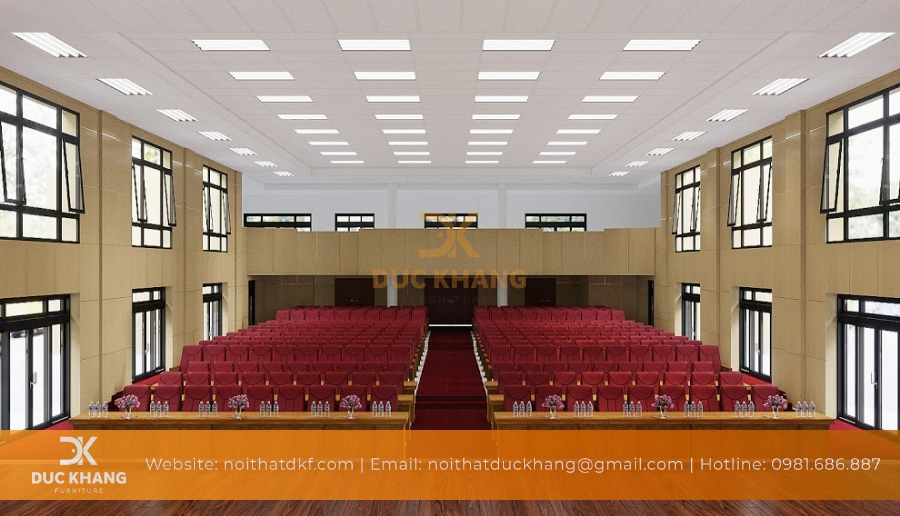 thiết kế nội thất hội trường
