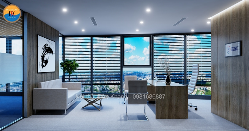thiết kế phòng giám đốc