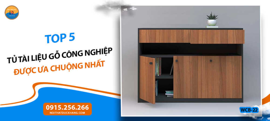 Top 5 tủ tài liệu gỗ công nghiệp được ưa chuộng nhất trên thị trường