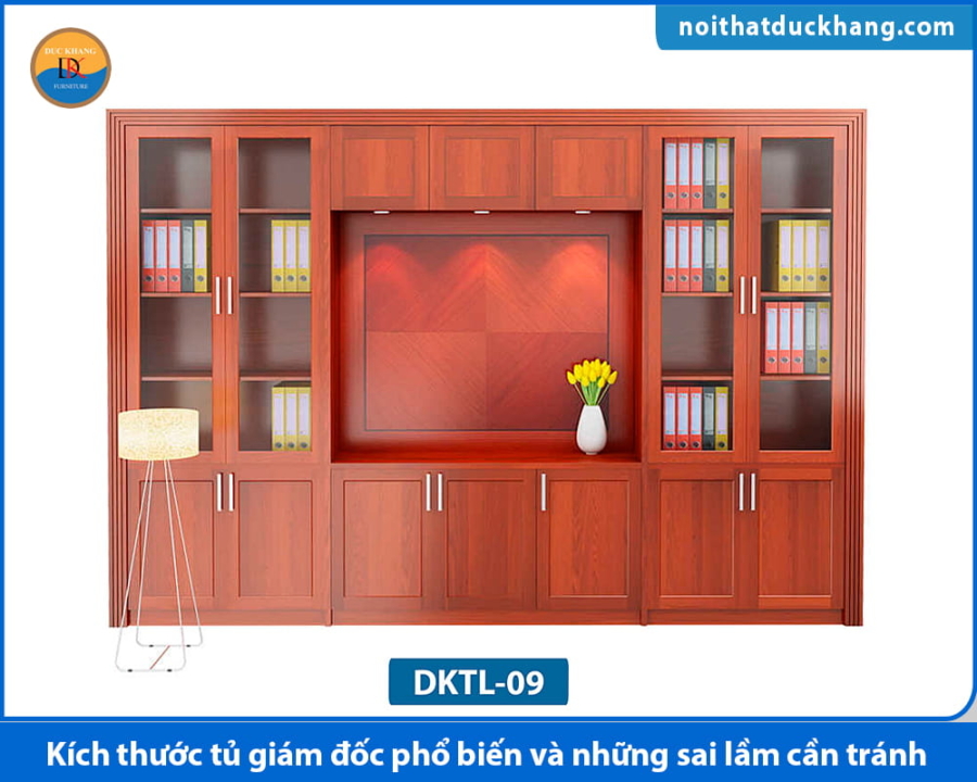 Kích thước tủ giám đốc phổ biến và những sai lầm cần tránh