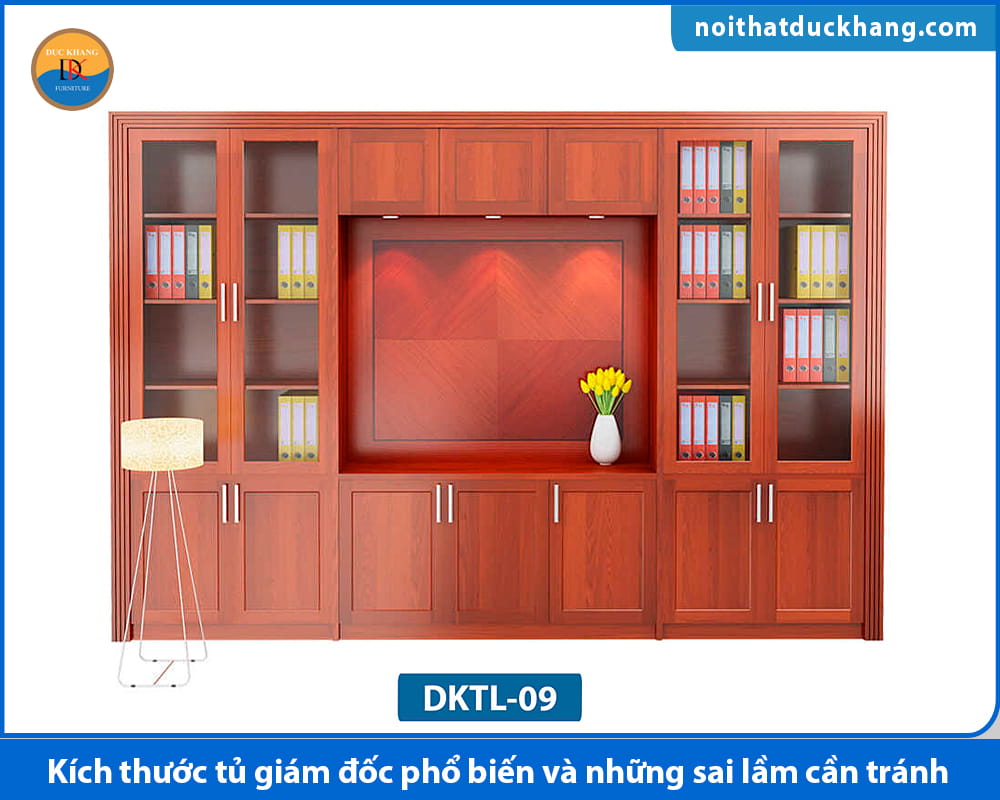 Kích thước tủ giám đốc phổ biến và những sai lầm cần tránh