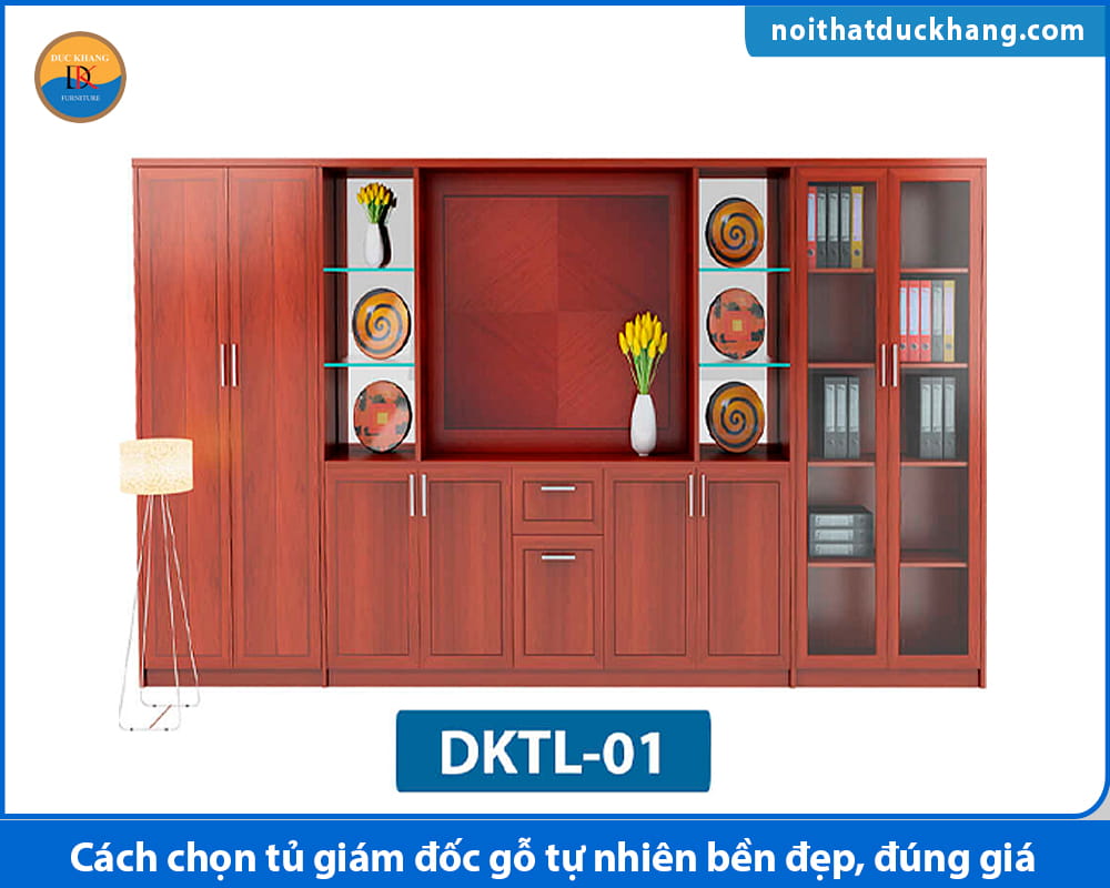 Cách chọn tủ giám đốc gỗ tự nhiên bền đẹp, đúng giá