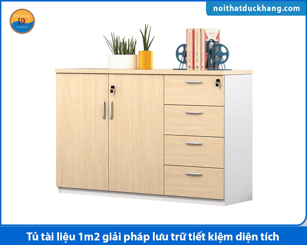 Tủ tài liệu 1m2 giải pháp lưu trữ tiết kiệm diện tích
